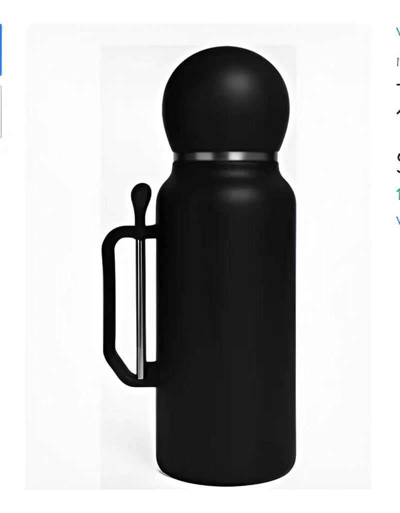 TERMO DE ACERO INOXIDABLE 1300ML PARA BEBIDAS FRIAS Y CALIENTES - 1