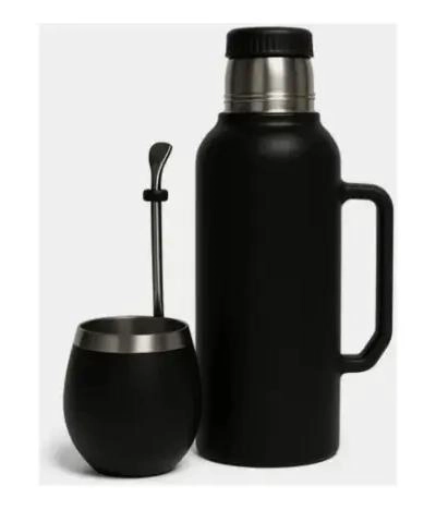 TERMO DE ACERO INOXIDABLE 1300ML PARA BEBIDAS FRIAS Y CALIENTES - 2