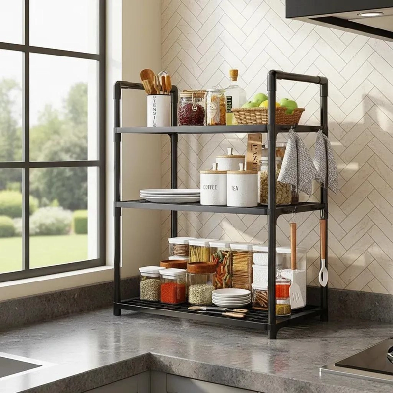 ORGANIZADOR DE COCINA MULTIFUNCIONAL CON 3 NIVELES - 2