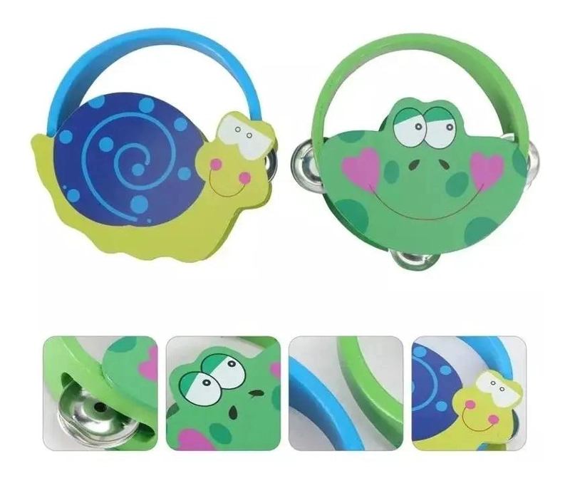 PACK DE 3 JUGUETES MUSICALES DE MADERA PARA NIÑOS - 5