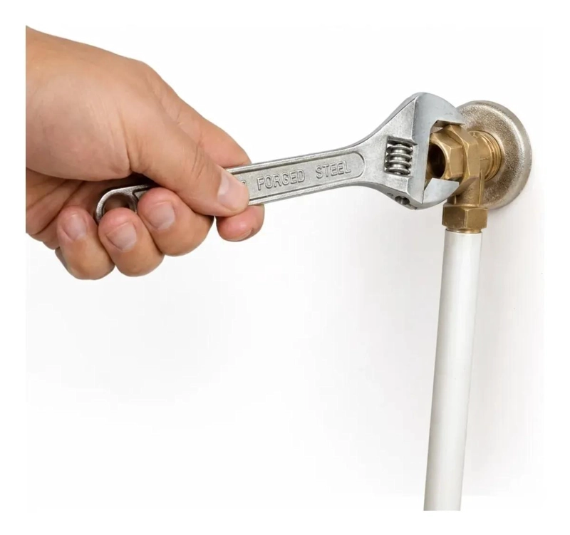 LLAVE FRANCESA AJUSTABLE DE ACERO FORJADO 10 PULGADAS PARA MANTENIMIENTO - 3