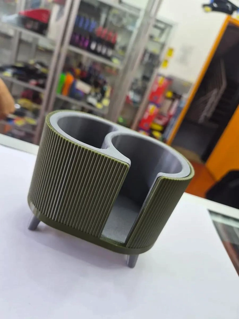 ORGANIZADOR DOBLE COMPARTIMENTO PARA DISCOS DE ALGODON - 1