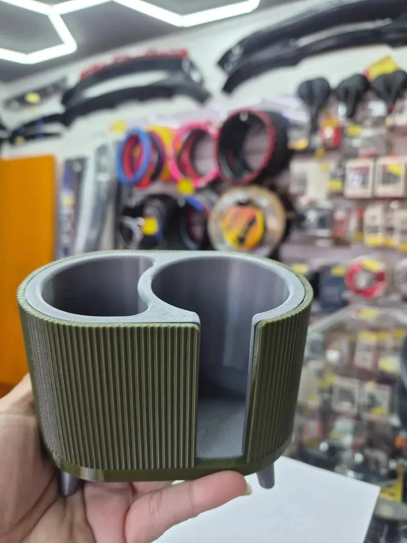 ORGANIZADOR DOBLE COMPARTIMENTO PARA DISCOS DE ALGODON - 6