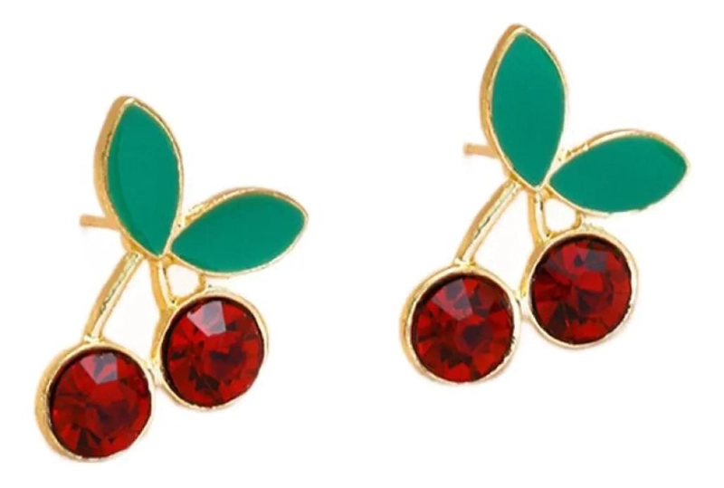 AROS DE FIESTA EN DISEÑO CEREZA CON ACABADO ELEGANTE - 1