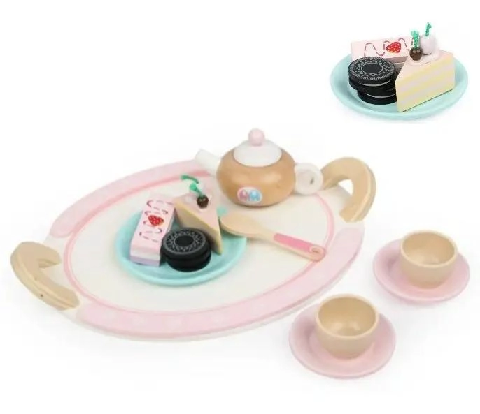 SET DE JUEGO DE TE  DE MADERA PARA NIÑAS - 4