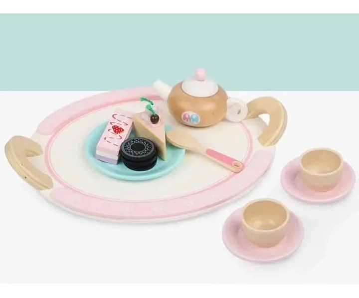 SET DE JUEGO DE TE  DE MADERA PARA NIÑAS - 7