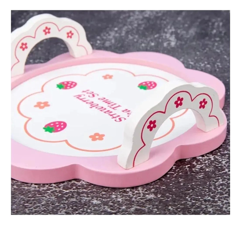 JUEGO DE TE  DIDACTICO DE MADERA PARA NIÑOS CON ACCESORIOS - 6