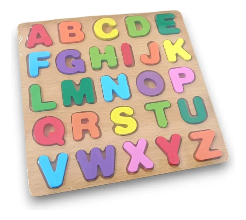 ROMPECABEZAS DIDACTICO DE LETRAS MAYUSCULAS DE MADERA - 3