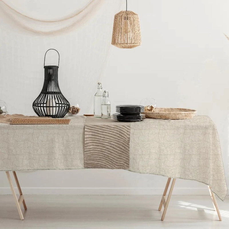 MANTEL IMPERMEABLE ESTAMPADO 150X210 CM PARA COMEDOR - 1