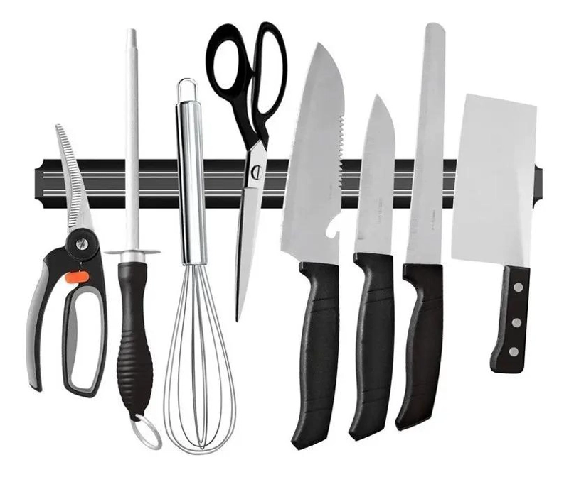 PACK DE 5 BARRAS MAGNE TICAS PARA CUCHILLOS DE COCINA 33 CM - 1