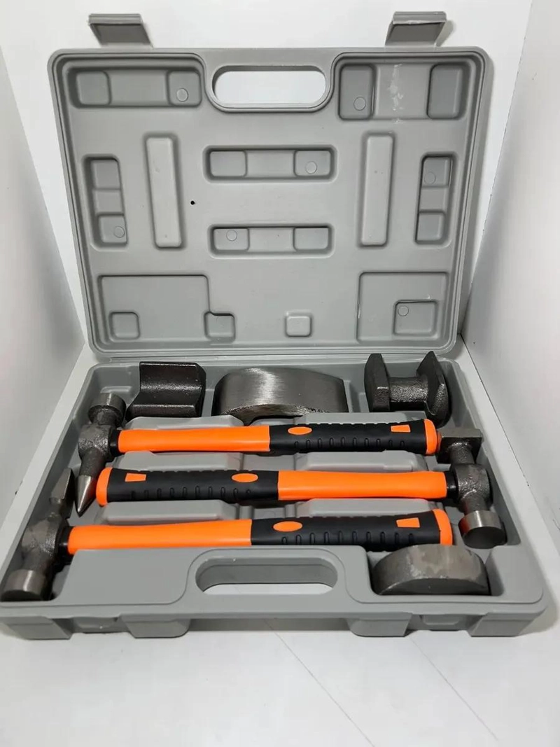 KIT DE MARTILLOS PARA REPARACION DE CARROCERIA 7 PIEZAS - 2