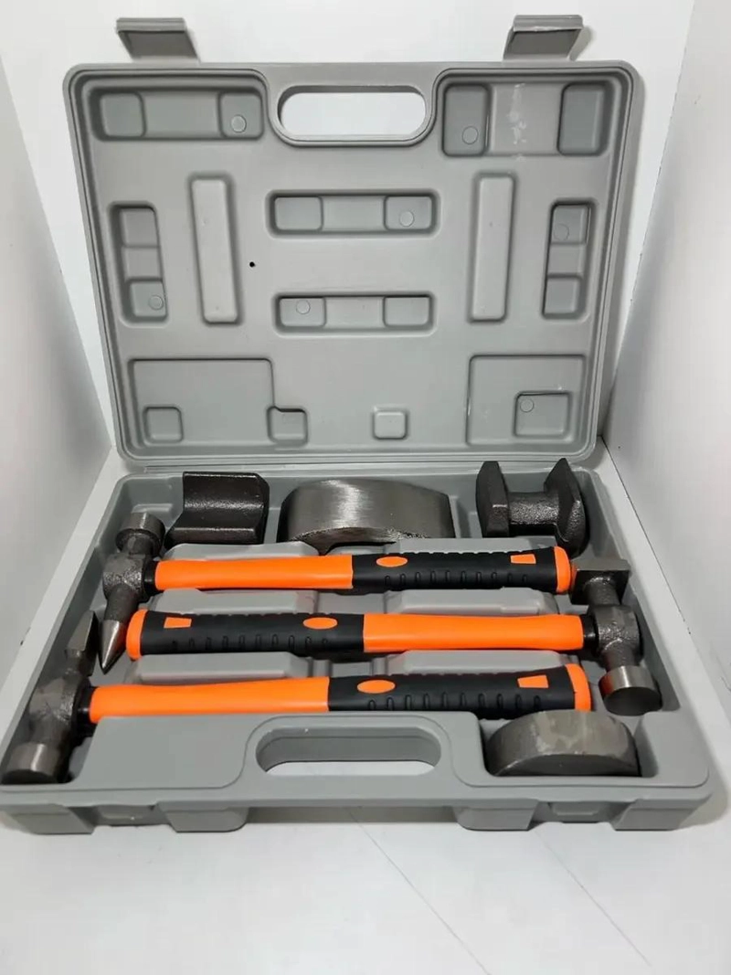 KIT DE MARTILLOS PARA REPARACION DE CARROCERIA 7 PIEZAS - 3