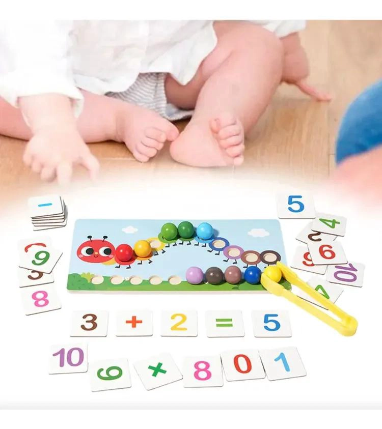 JUGUETE EDUCATIVO DE MADERA PARA APRENDER MATEMATICAS - 3