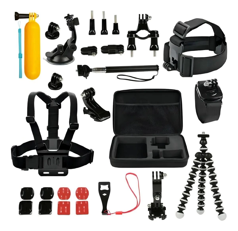 KIT DE ACCESORIOS PARA CAMARA DEPORTIVA 28 PIEZAS - 7