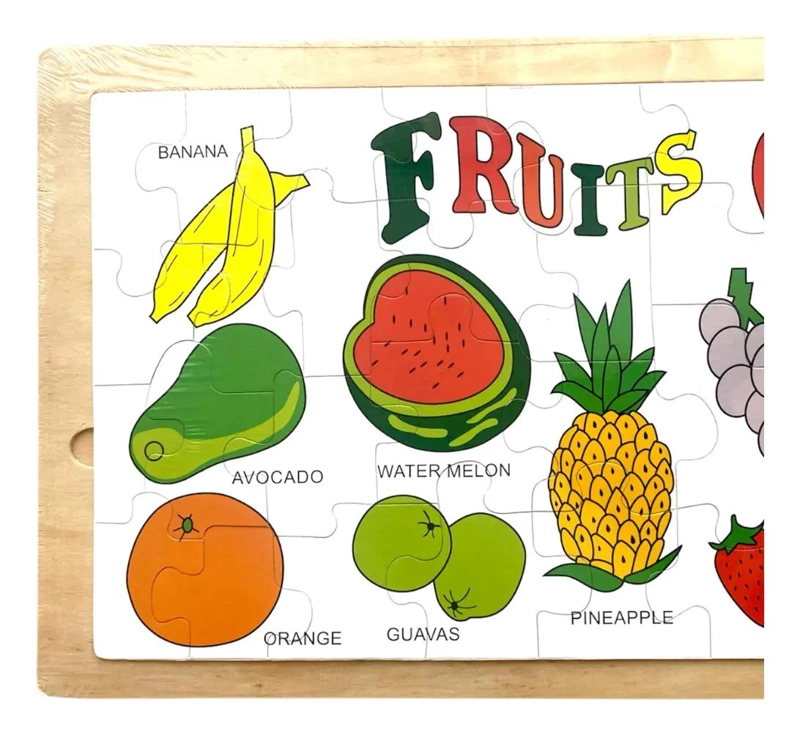 ROMPECABEZAS DIDACTICO DE MADERA PARA NIÑOS CON COLORES VIBRANTES - 3