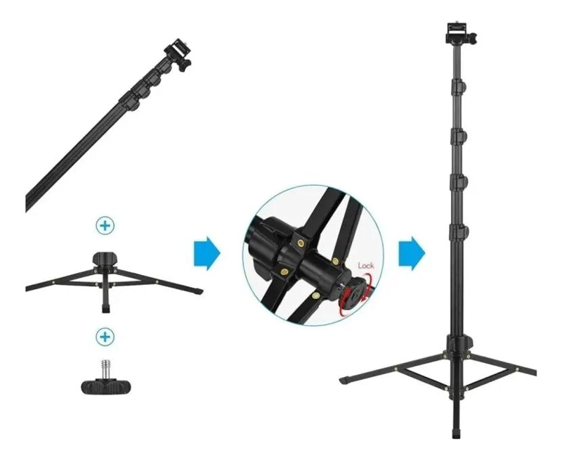 TRIPODE TELESCOPICO IMPERMEABLE PARA FOTOGRAFIA Y VIDEO - 5