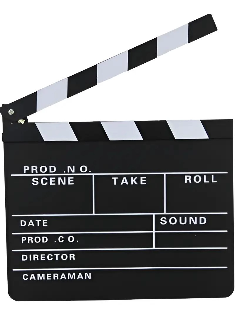 CLAQUETA DE CINE PROFESIONAL PARA GRABACIONES Y FILMACIONES - 2