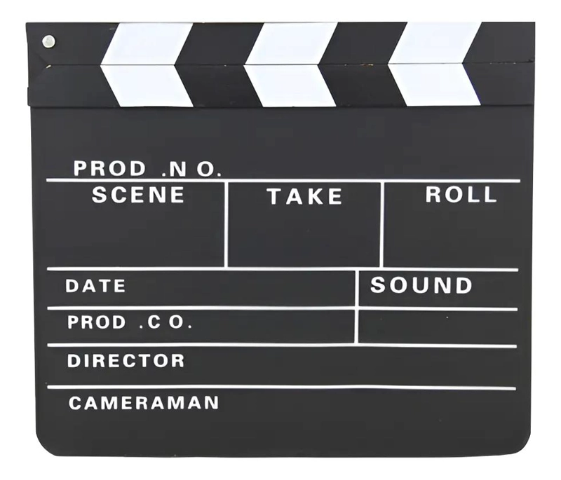 CLAQUETA DE CINE PROFESIONAL PARA GRABACIONES Y FILMACIONES - 3