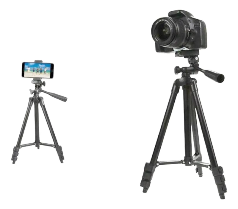 TRIPODE DE 4 SEGMENTOS 110 CM PARA CAMARA Y SMARTPHONE - 2