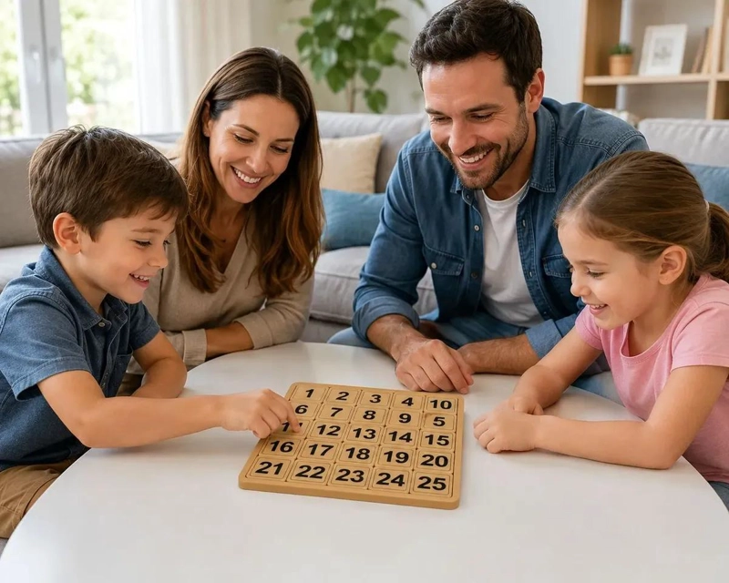 ROMPECABEZAS MAGNE TICO DESLIZANTE DE NUMEROS PARA NIÑOS - 1