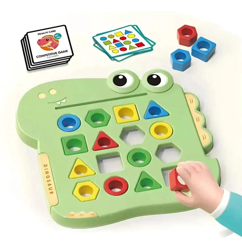 JUEGO EDUCATIVO DINOSAURIO PARA APRENDER FORMAS GEOME TRICAS - 2