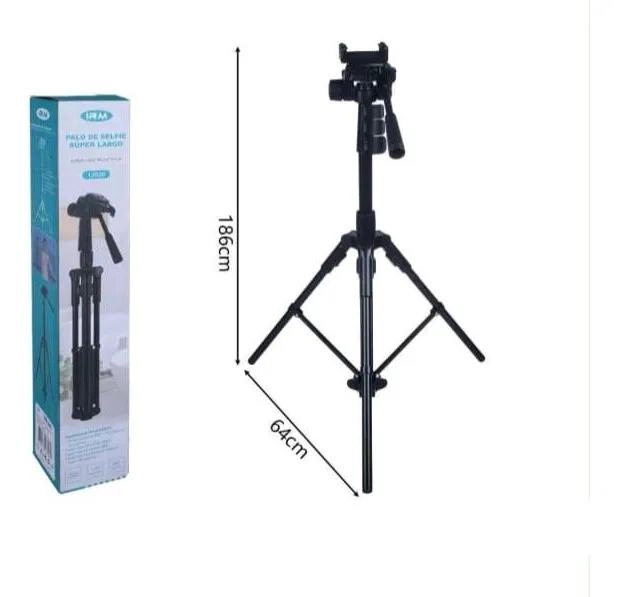 TRIPODE SOPORTE AJUSTABLE PARA CAMARA Y CELULAR CON ESTABILIDAD - 2
