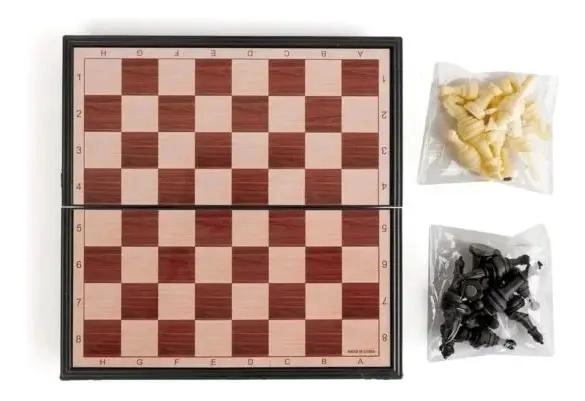 TABLERO PLEGABLE MAGNE TICO PARA AJEDREZ 18X18 CM - 2
