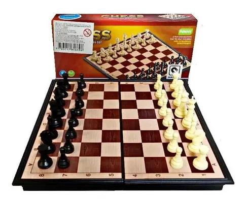 TABLERO PLEGABLE MAGNE TICO PARA AJEDREZ 18X18 CM - 4