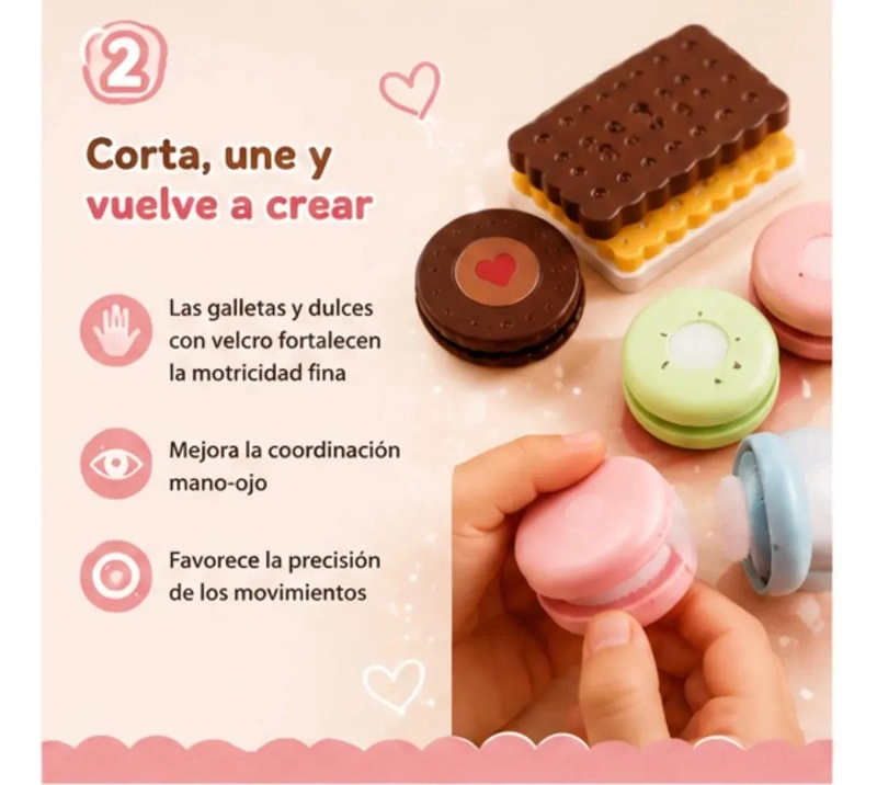 CAFETERA DE JUGUETE DE MADERA CON 14 ACCESORIOS DE VELCRO - 10