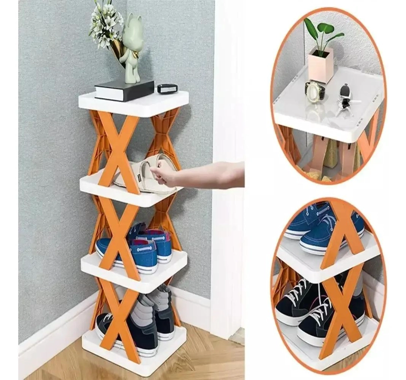 ZAPATERO PLEGABLE DE 4 NIVELES PARA CALZADO - 5