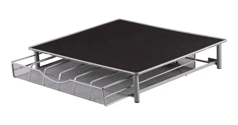 ORGANIZADOR METALICO PARA CAPSULAS DE CAFE  CON 6 COMPARTIMIENTOS - 1