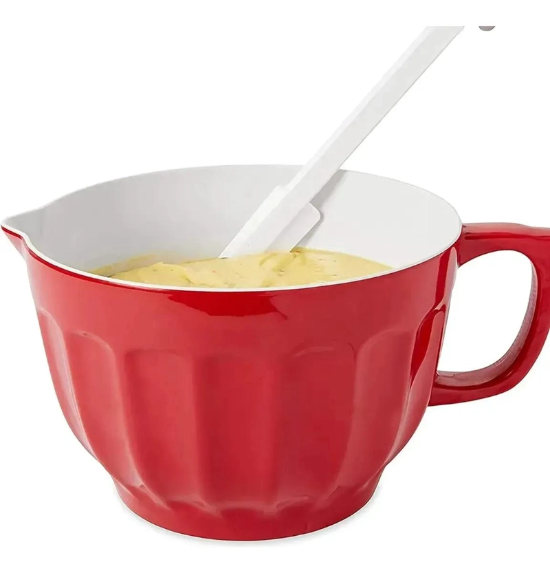 KIT DE 2 ESPATULAS DE SILICONA PARA REPOSTERIA Y COCINA COLOR BLANCO - 6