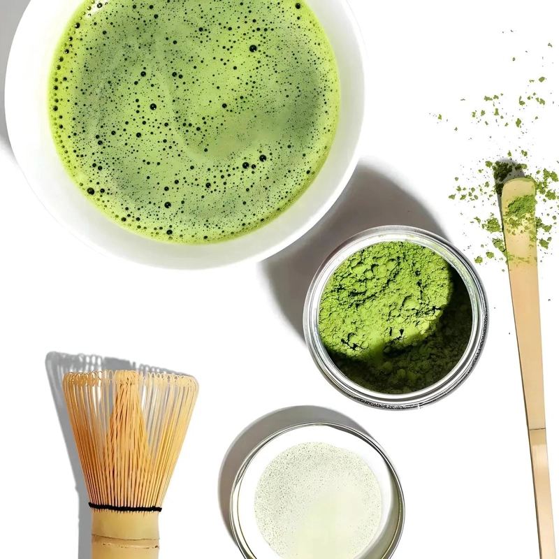 BATIDOR DE BAMBU ARTESANAL PARA PREPARAR TE  MATCHA CON CUCHARA INCLUIDA - 6
