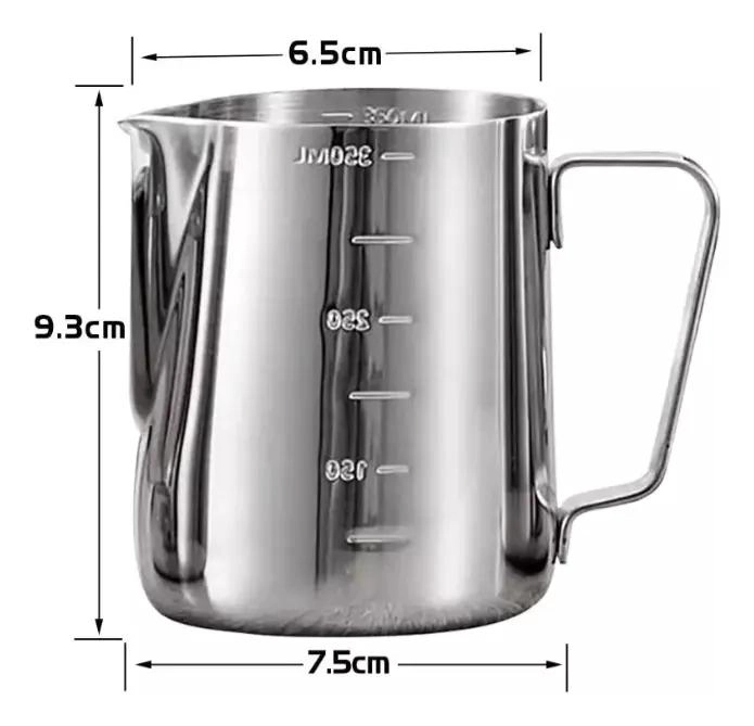 JARRA DE ESPUMA DE LECHE DE ACERO INOXIDABLE CON CAPACIDAD DE 550 ML - 2