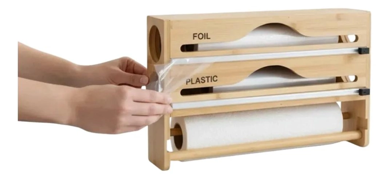ORGANIZADOR DE PARED PARA COCINA CON DISPENSADOR INTEGRADO - 3