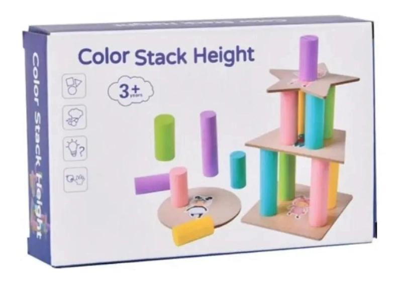 BLOQUES DE CONSTRUCCION DE MADERA PARA DESARROLLO INFANTIL - 1