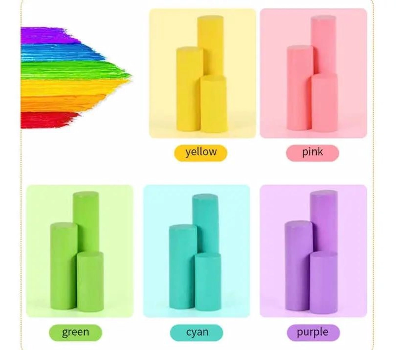 BLOQUES DE CONSTRUCCION DE MADERA PARA DESARROLLO INFANTIL - 3