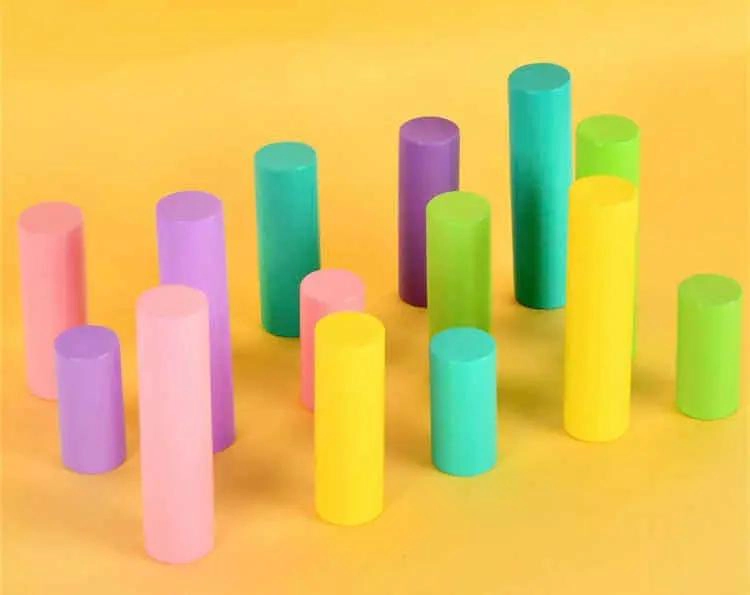 BLOQUES DE CONSTRUCCION DE MADERA PARA DESARROLLO INFANTIL - 5