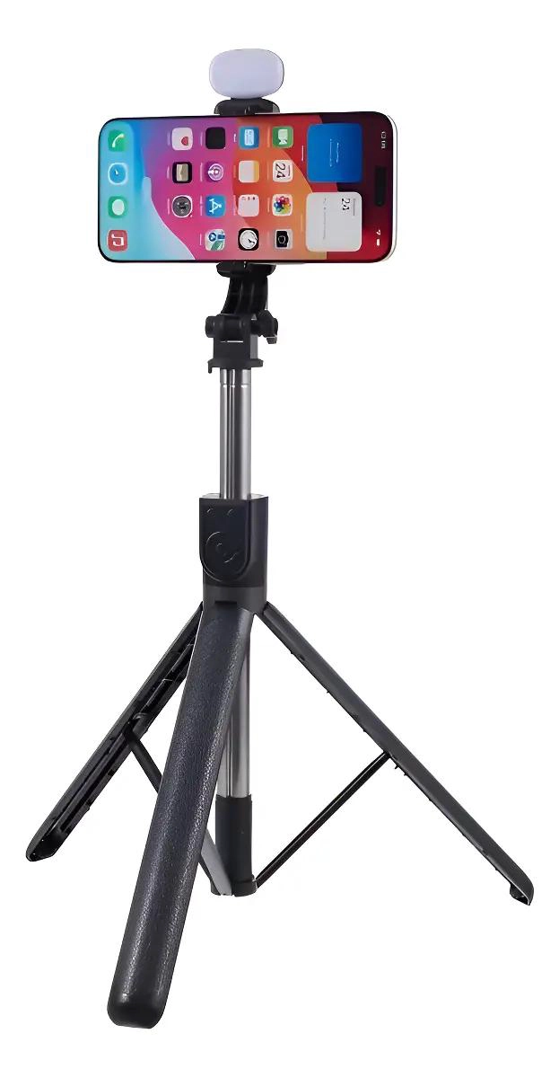 TRIPODE SELFIE STICK CON LUZ RELLENO Y CONTROL REMOTO - 1