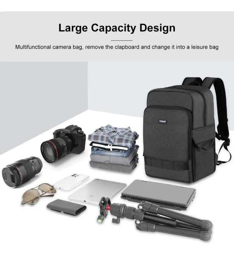 MOCHILA PARA CAMARA Y LAPTOP CON DOBLE TIRANTE - 5