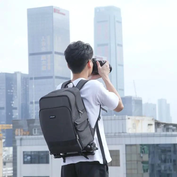 MOCHILA PARA CAMARA Y LAPTOP CON DOBLE TIRANTE - 9