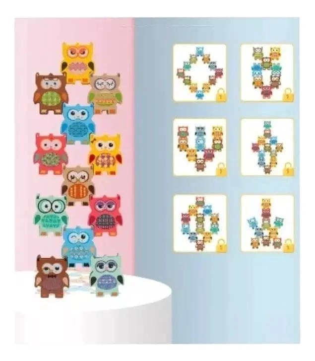 JUEGO DE EQUILIBRIO DIDACTICO DE MADERA PARA NIÑOS - 3
