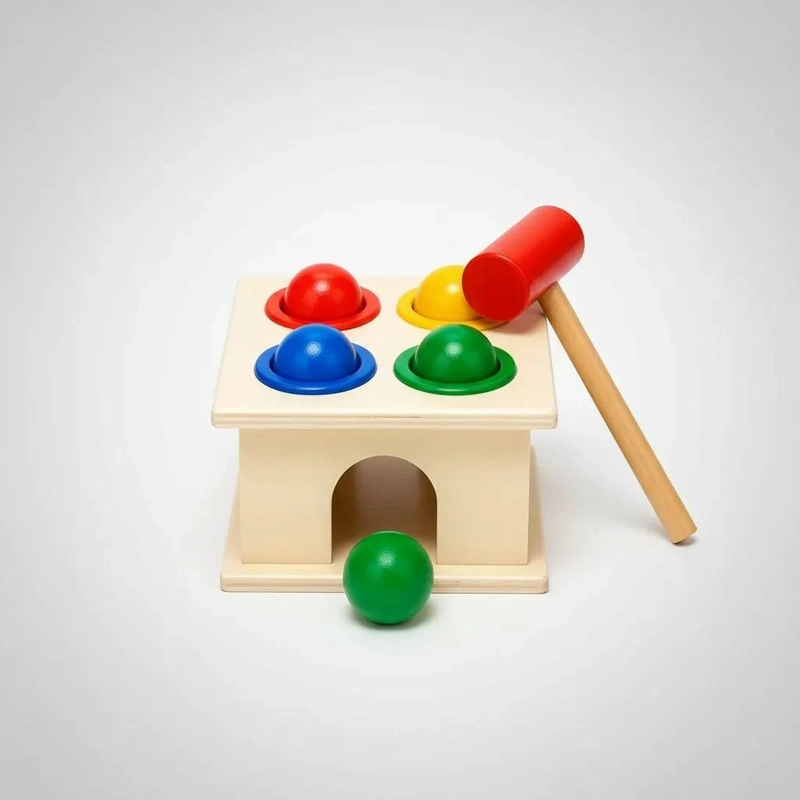 JUGUETE DIDACTICO DE MADERA PARA APRENDIZAJE INFANTIL - 4
