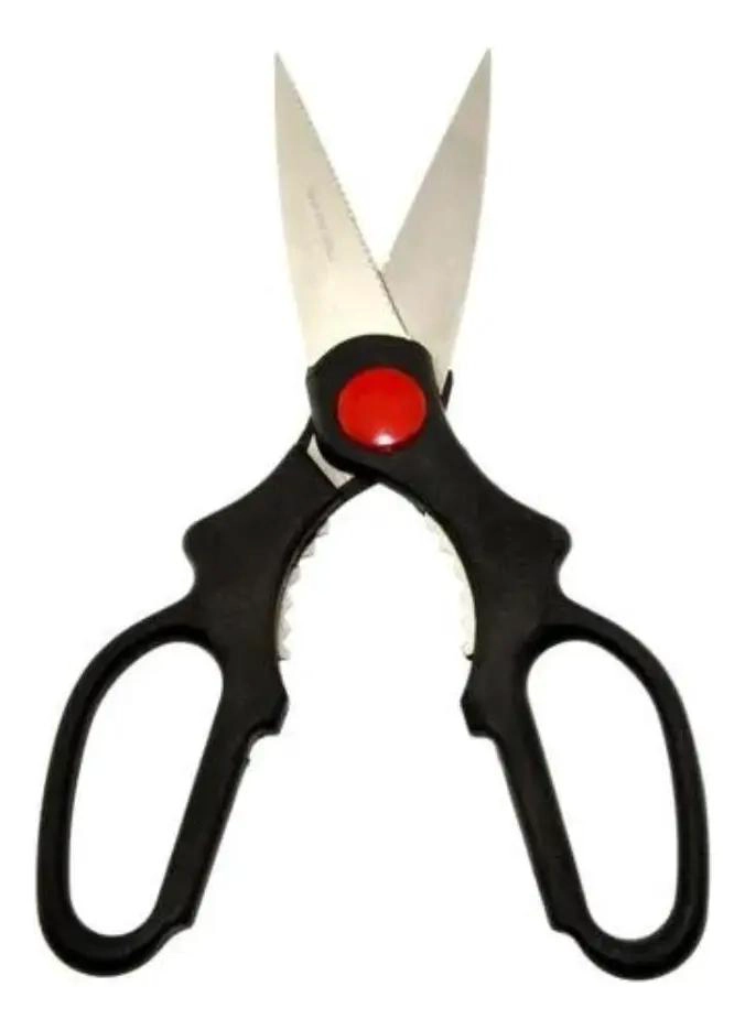 TIJERAS DE COCINA MULTIUSOS CON CASCANUECES DE ACERO 21 CM - 3