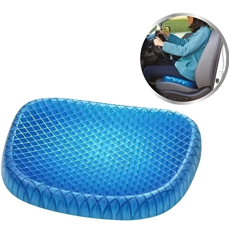 COJIN GEL ERGONOMICO PARA SILLA COLOR AZUL - 3