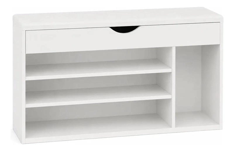 MUEBLE ORGANIZADOR DE CALZADO BLANCO PARA HOGAR - 2