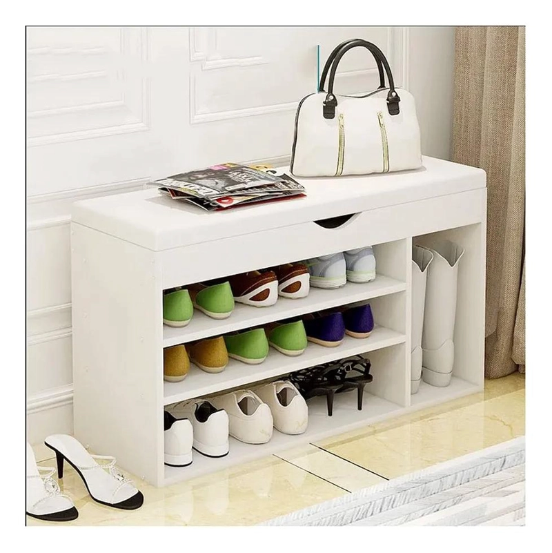 MUEBLE ORGANIZADOR DE CALZADO BLANCO PARA HOGAR - 5