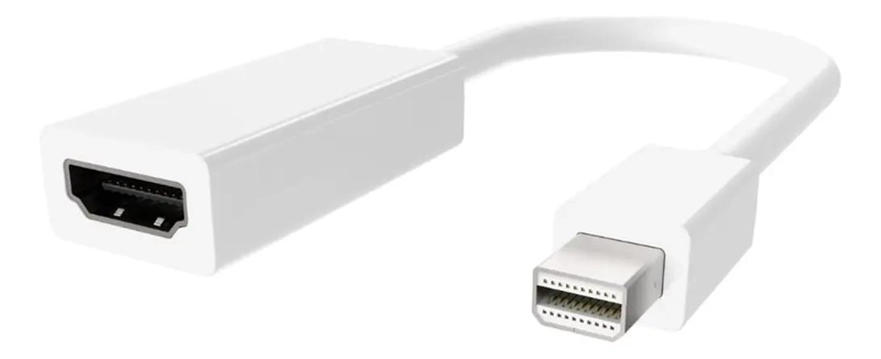 ADAPTADOR MINI DISPLAYPORT A HDMI DE 18 CM EN COLOR BLANCO - 3