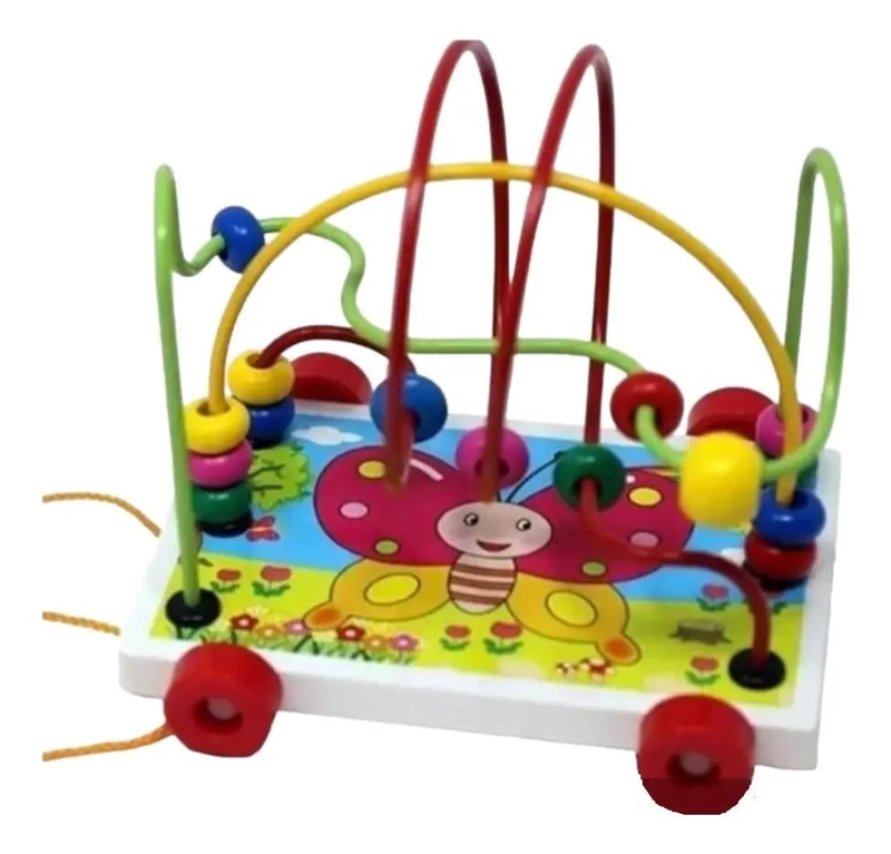 JUGUETE DIDACTICO DE MADERA PARA BEBE S CON XILOFONO - 2