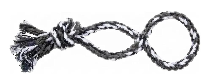 JUGUETE INTERACTIVO DE CUERDA TRENZADA PARA PERROS 35 CM - 3